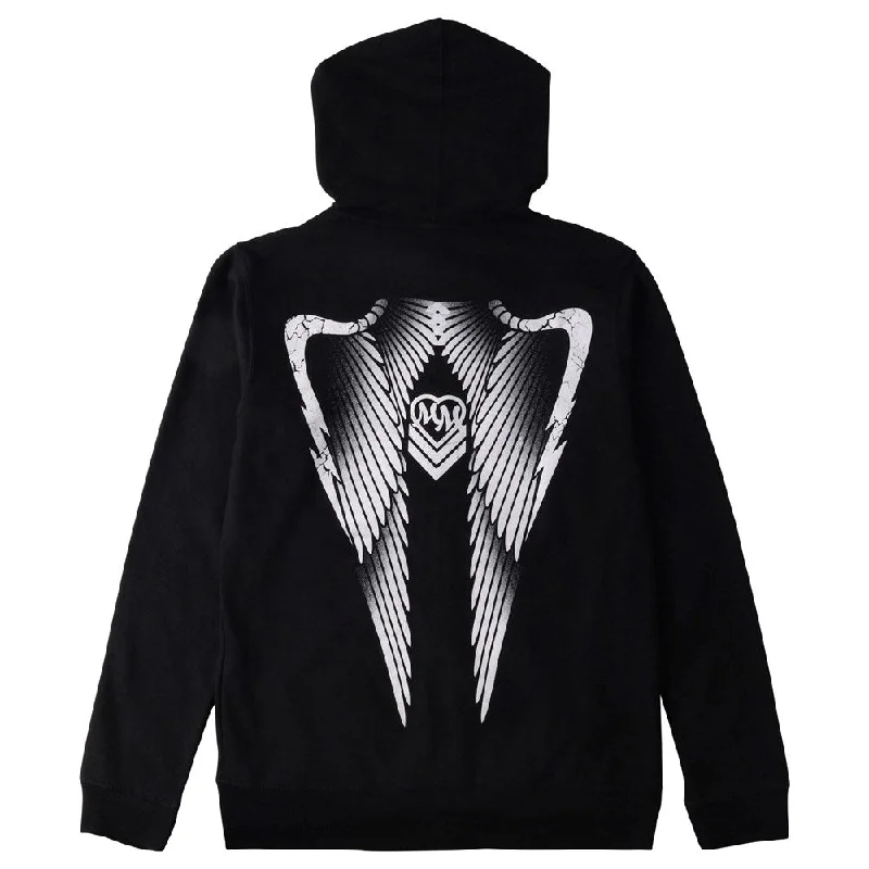 Batik hoodie – Hoodie made with batik-dyed fabric, often with intricate, artistic patternsMetal Mulisha Aces High Hoody