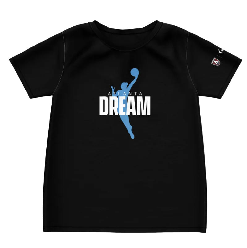 Cotton blend – Mix of cotton and synthetic fabrics for softness and durabilityATL Dream Logo Movement T-Shirt