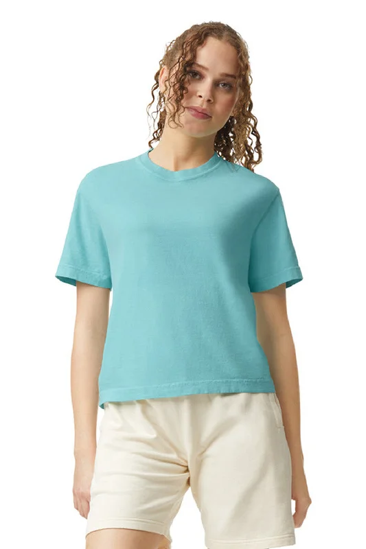 Cap sleeve – Short sleeve that covers only the shoulderComfort Colors Womens Short Sleeve Crewneck T-Shirt - Chalky Mint Green