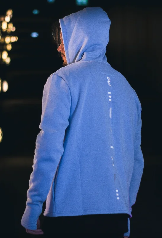 Batik hoodie – Hoodie made with batik-dyed fabric, often with intricate, artistic patternsICON SKY BLUE ZIP-HOODIE