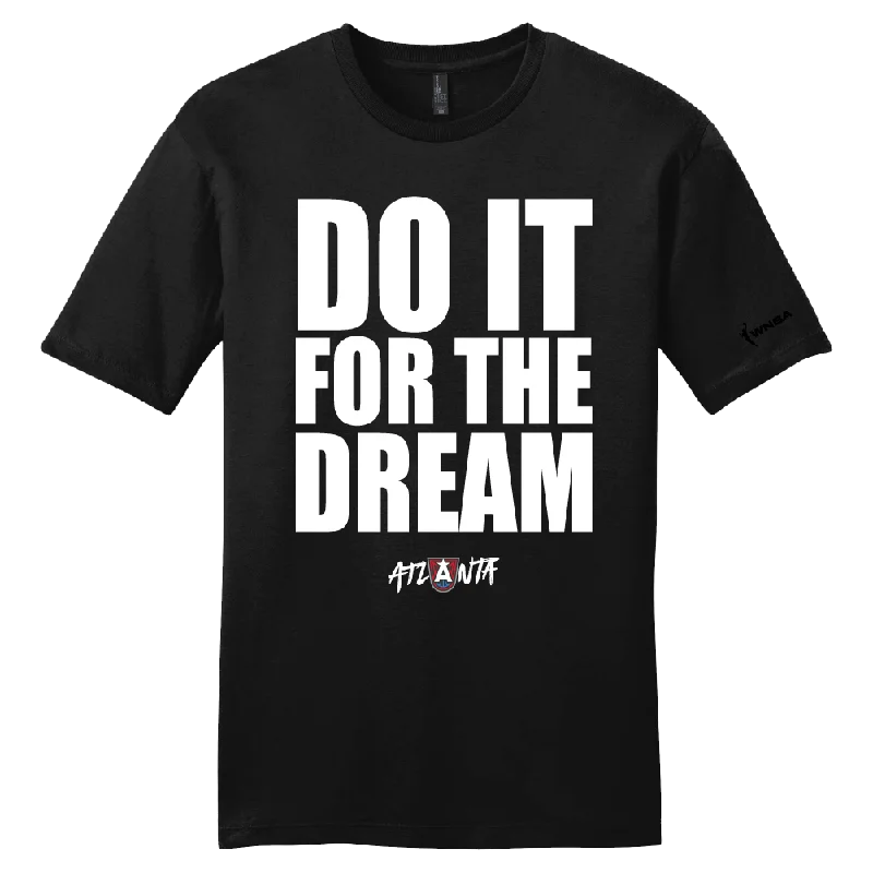 Henley – T-shirt with a buttoned placket (usually a few buttons near the collar)"Do It For The Dream" Court Logo T-Shirt