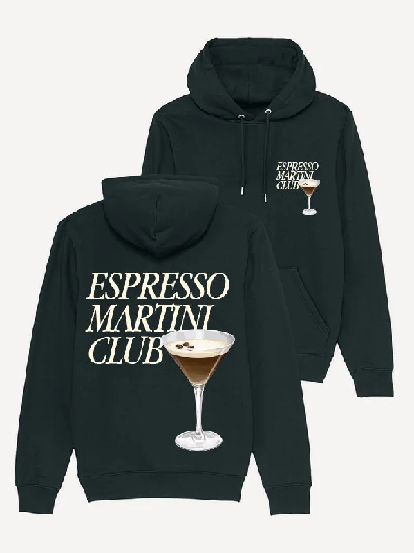 Hooded sweatshirt – Sweatshirt with an attached hood for extra warmth and styleEspresso Martini Club Hoodie