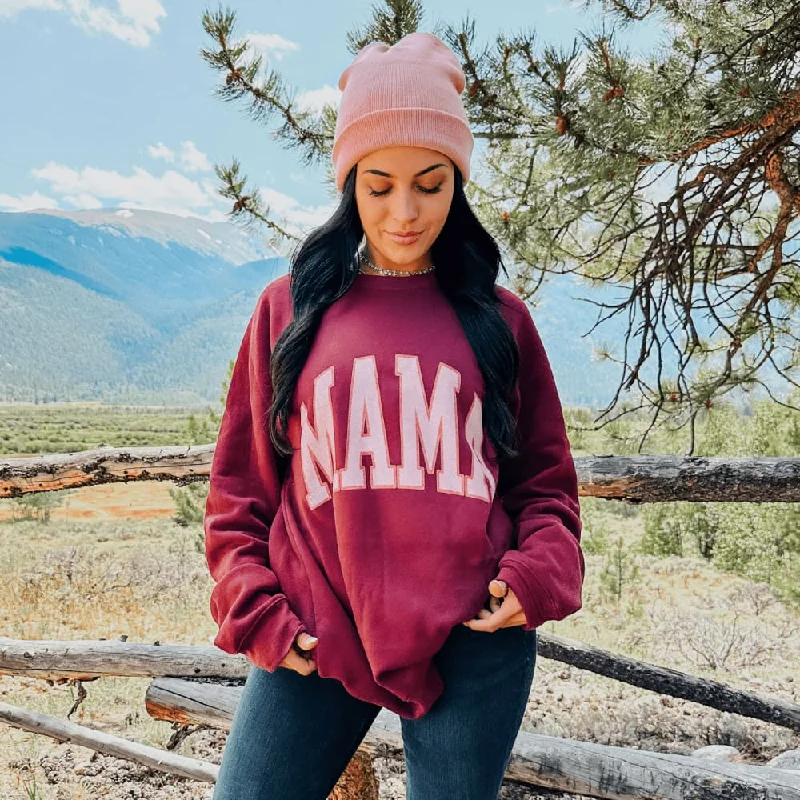 Pullover hoodie – Hoodie without a zipper, worn by pulling over the headFall Mama Sweatshirt - Maroon