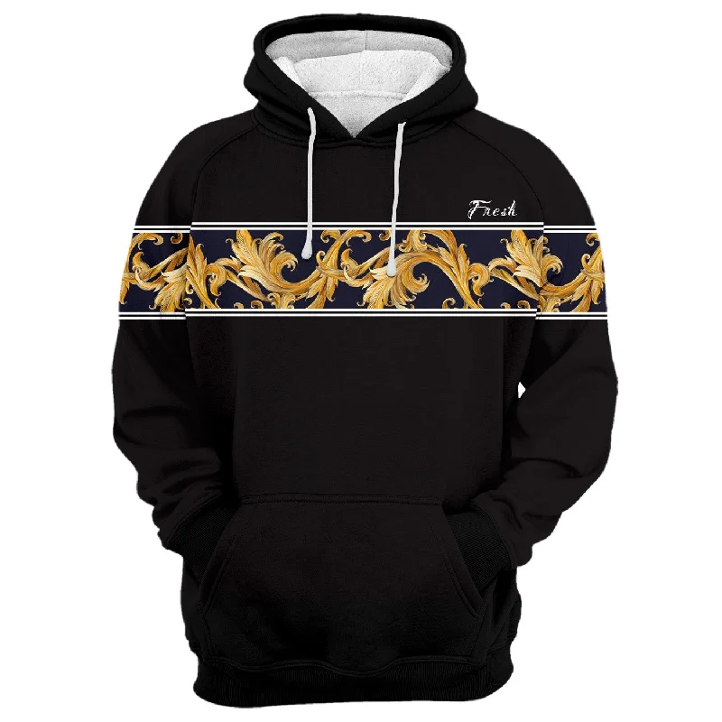 Puffer hoodie – Hoodie with a padded or quilted design, offering more insulationFancy Hoodie