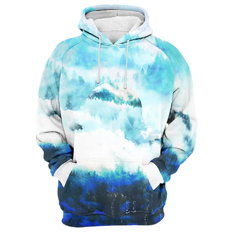 Tie-dye hoodie – Hoodie with a colorful, patterned design created through tie-dye techniquesFoggy Hoodie