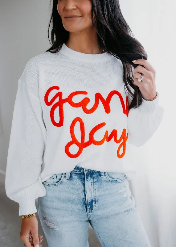 Cashmere – Luxurious, soft wool from goatsGame Day Knit Sweater