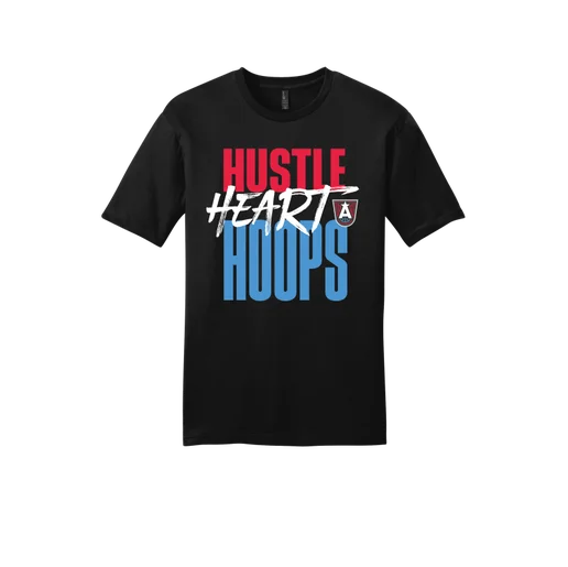 Oversized – Loose, relaxed fit, often with dropped shouldersHeart Hustle Hoops T-Shirt