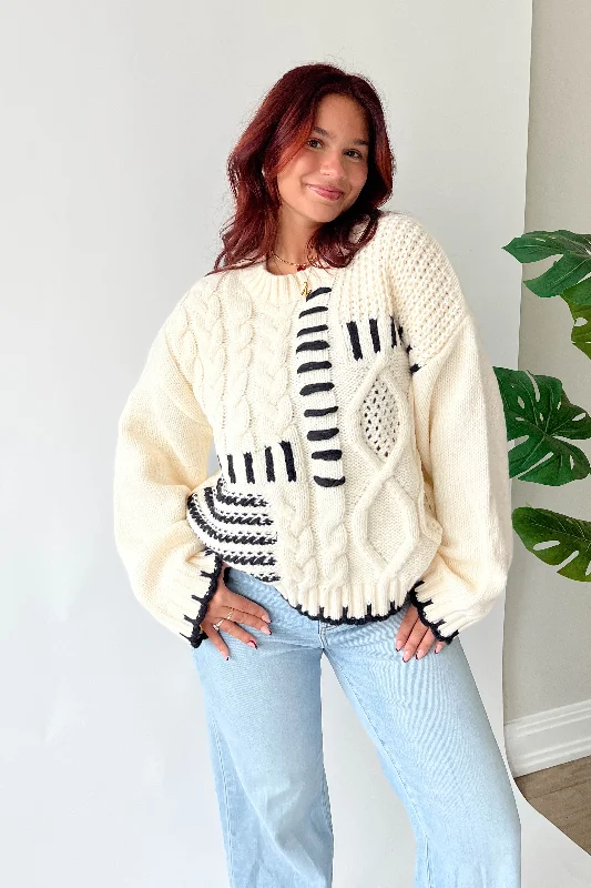 Waffle knit – Textured knit resembling a waffle patternJade Sweater