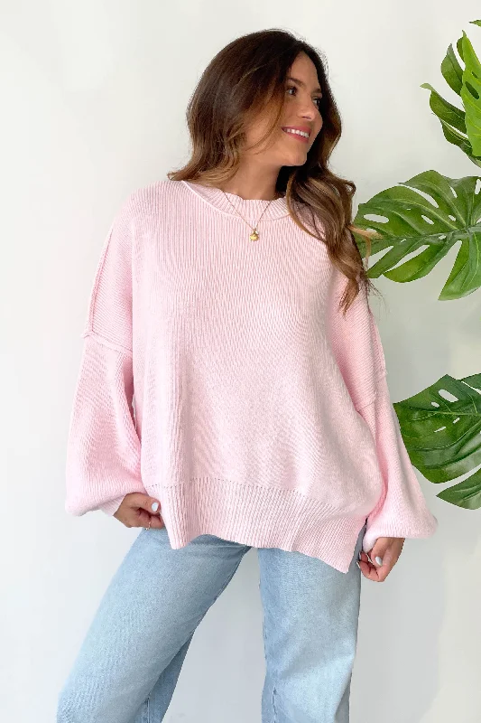 Hooded – Sweater with an attached hoodMartha Sweater in Pink