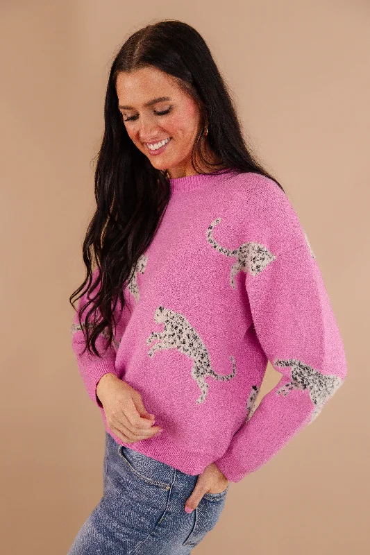 Fitted – Snug, form-fitting styleMy Wild Idea Sweater-Orchid