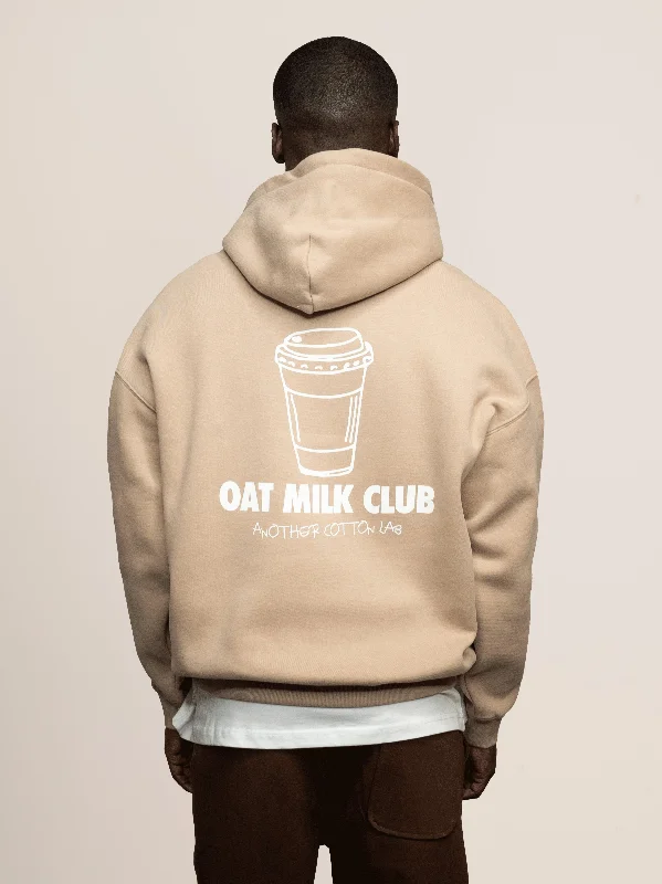 Drawstring hoodie – Hoodie with adjustable drawstrings at the hoodOat Milk Club Oversize Hoodie