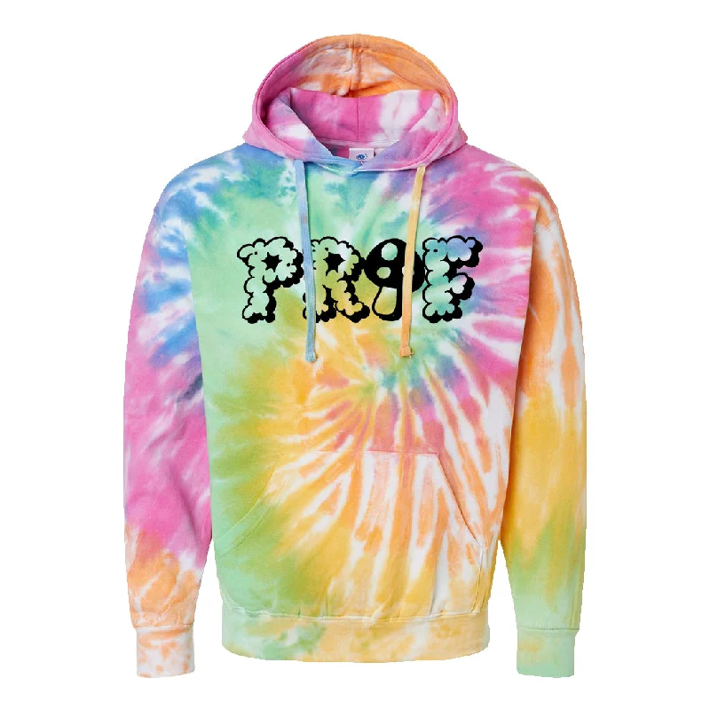 Plain/basic sweatshirt – Simple, solid-colored sweatshirt with no designsPROF "Mushroom" Tie Dye Pullover Hoodie