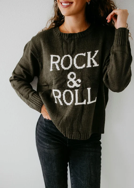 Chunky – Thick, oversized knit for a cozy lookRock & Roll Pullover