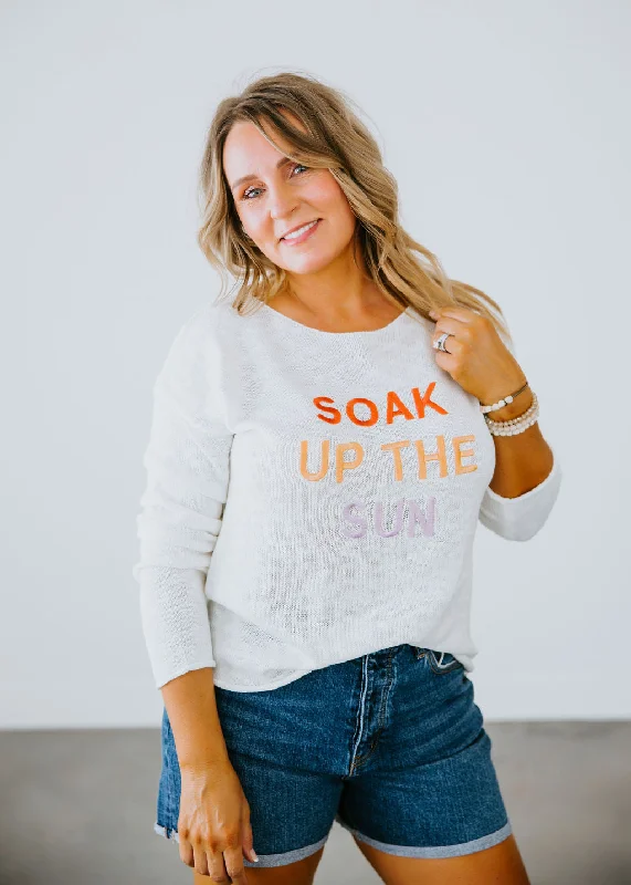 Crew neck – Round neck, classic styleSoak Up the Sun Sweater