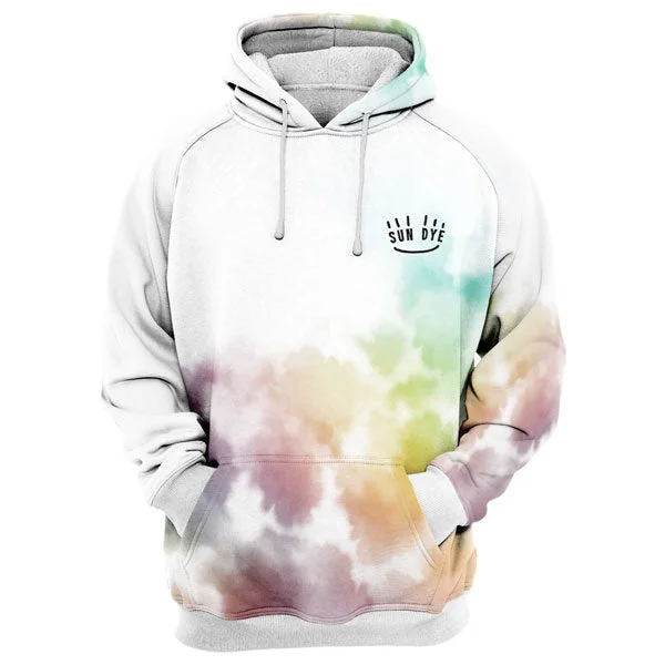 Colorblock hoodie – Hoodie with distinct blocks of color, often used for sporty or modern looksSun Dye Hoodie