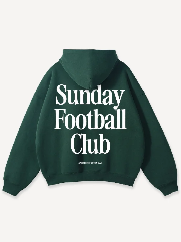 V-neck sweatshirt – Sweatshirt with a V-shaped neckline, less common than crew or hooded necksSunday Football Club Oversized Hoodie