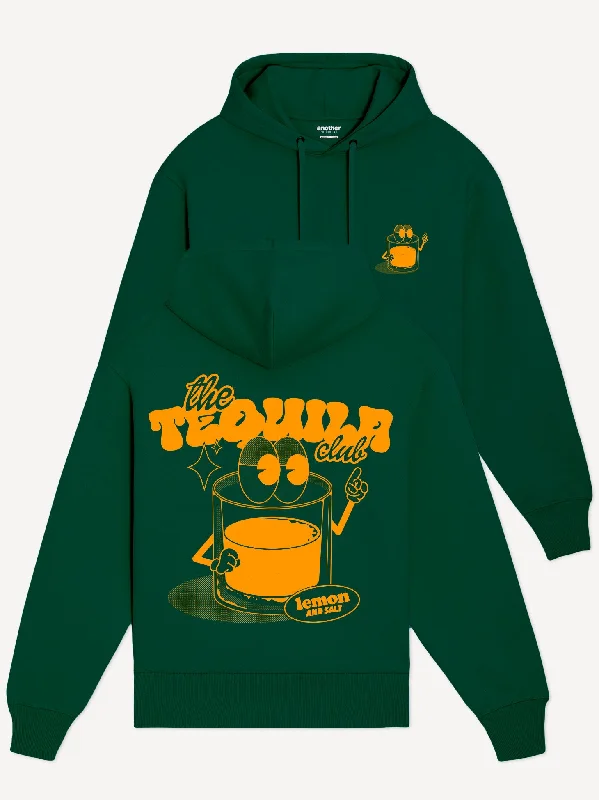 Batik hoodie – Hoodie made with batik-dyed fabric, often with intricate, artistic patternsThe Tequila Club Organic Hoodie