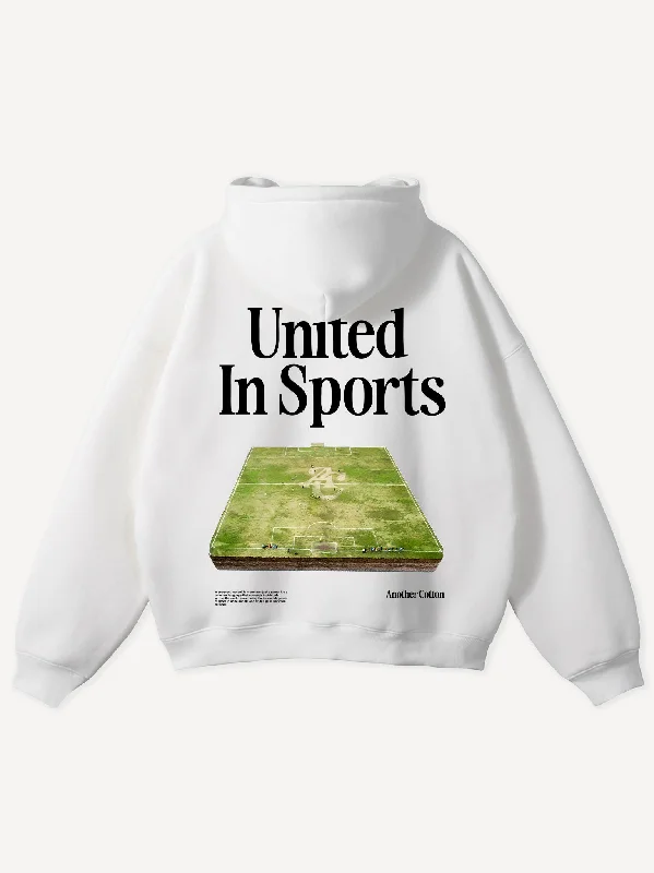 Banded hem hoodie – Sweatshirt with an elastic or ribbed band at the bottom to keep it in placeUnited In Sports Oversized Hoodie