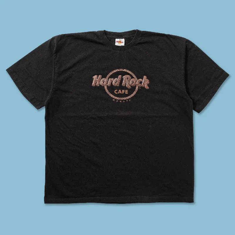 Graphic tee – T-shirt with printed designs, logos, or imagesVintage Hard Rock Café Makati T-Shirt XXL