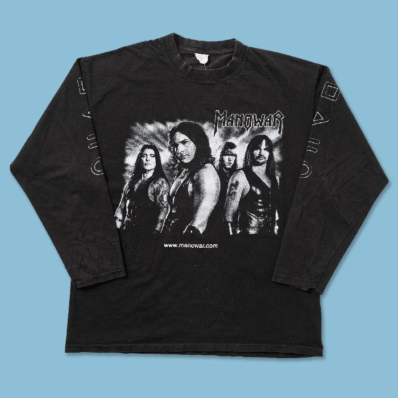 Crop – Shortened length, typically above the waistVintage Manowar Longsleeve Medium