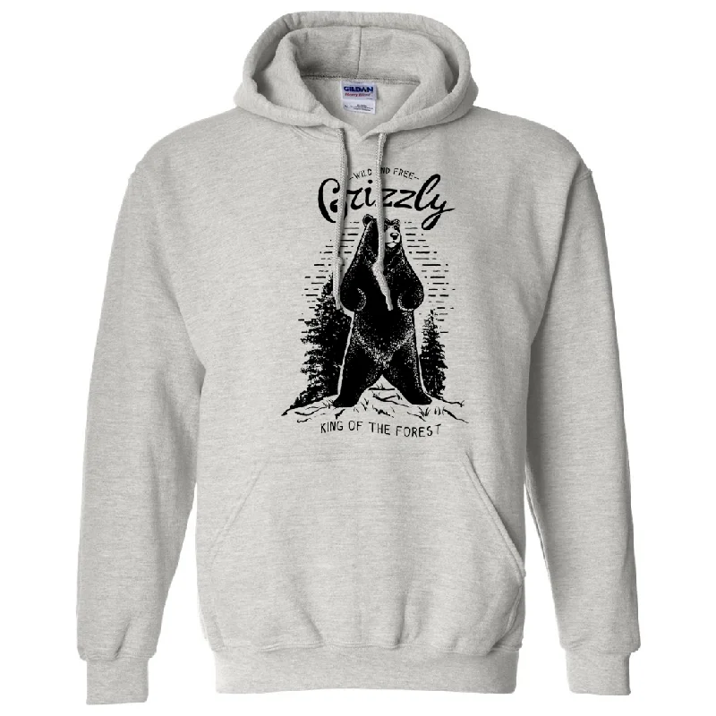 Hooded sweatshirt – Sweatshirt with an attached hood for extra warmth and styleWild And Free Grizzly Sweatshirt Hoodie