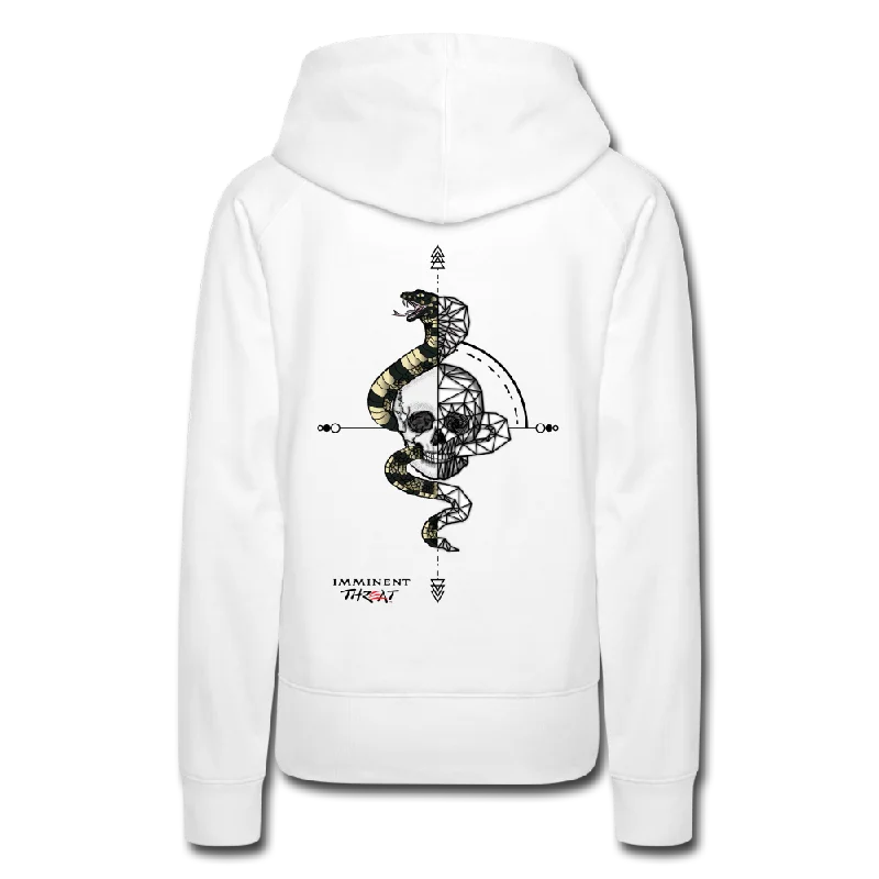 Long sleeve hoodie – Classic long-sleeve style hoodieWomen’s Geo Snake & Skull Premium Hoodie