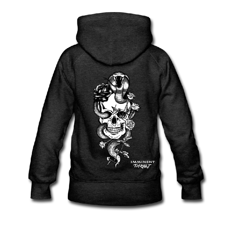 Hooded sweatshirt – Sweatshirt with an attached hood for extra warmth and styleWomen’s Snake & Skull Premium Hoodie