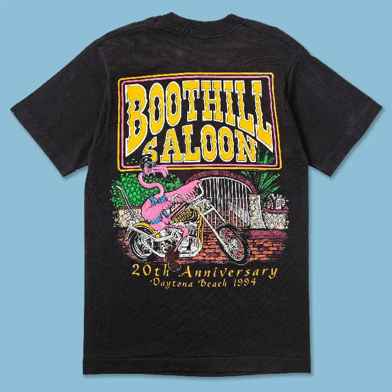 Scoop neck – Wide, rounded necklineWomen's 1994 Boothill Saloon T-Shirt Small