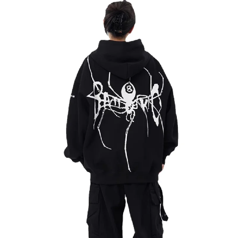 Drawstring hoodie – Hoodie with adjustable drawstrings at the hoodWomen's Hip Hop Spider Hoodie